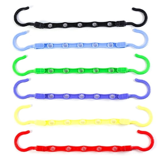 30PCS Space Saving Magic Hangers Sturdy Plastic Holder Heavy Clothes Organizer for Dorms Apartments Small Closet