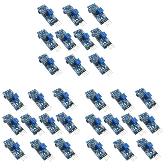30PCS TCRT5000 Infrared Reflective Sensor Module IR Barrier Line Track Photoelectric Switch for Smart Car Robot
