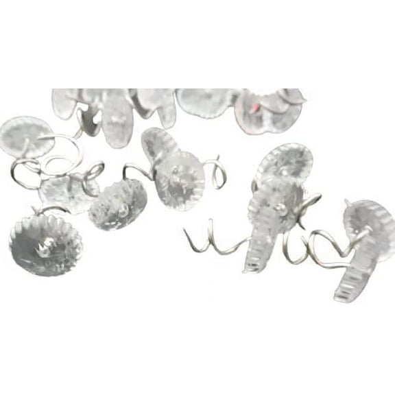 30PCS Upholstery Twist Pins (Clear Plastic Heads, Nickel Plated Steel Pin)