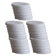 30PCS White Pad Inserts Replacement Refill Pads Aromas Pads Small Diffuser Refill Pads Sponge Texture for Air Purifiers