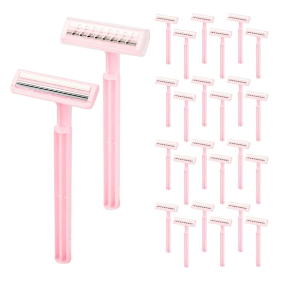 30PSC Disposable Razors for Women, Women's Disposable Razors 2 Blade, Sensitive Skin, Bikini Line Razor for Bathing Hotel Travel Daily