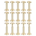thumbnail image 1 of 30Pack Brass Chicago Screws, 18x10mm Post Nail Stud Rivets for Leather Crafts, 1 of 6