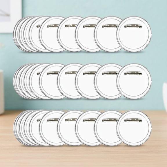 30Pack Clear Button Pins Make Your Own Buttons Picture Button Pin Acrylic Design Button Badge Clear Picture Buttons Badges Kit for DIY Crafts