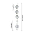 thumbnail image 1 of 30Pack Crystal Finial Ornaments for Christmas Tree Decorations, Shatterproof Acrylic Hanging Crystals, Clear Plastic Finial Drop Christmas Ornaments for Centerpiece Chandelier Decor Party Supplies, 1 of 6