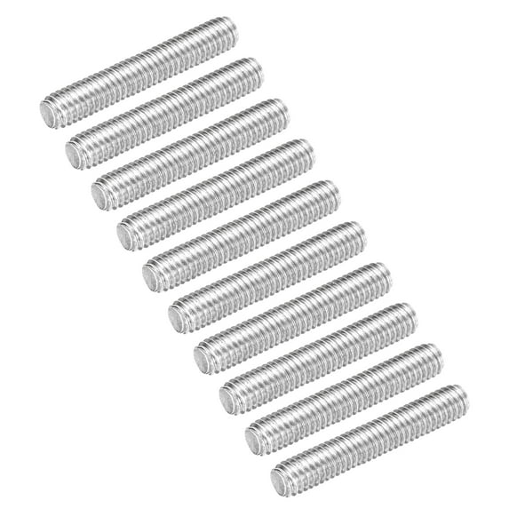 30Pack Fully Threaded Rod M4 x 25mm 0.7mm Thread Pitch 304 Stainless Steel Right Hand Threaded Rods Bar Studs