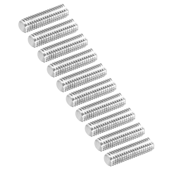 30Pack Fully Threaded Rod M6 x 20mm 1mm Thread Pitch 304 Stainless Steel Right Hand Threaded Rods Bar Studs