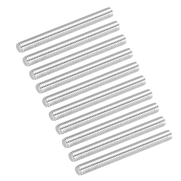30Pack Fully Threaded Rod M6 x 60mm 1mm Thread Pitch 304 Stainless Steel Right Hand Threaded Rods Bar Studs