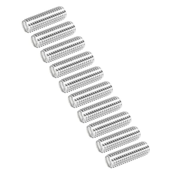 30Pack Fully Threaded Rod M8 x 25mm 1.25mm Thread Pitch 304 Stainless Steel Right Hand Threaded Rods Bar Studs