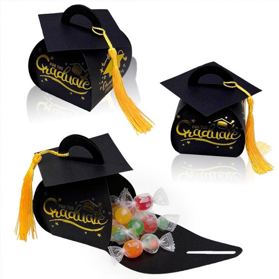 30Pack Graduation Gift Boxes with Tassel,2026 Class Graduation Candy Boxes Centerpieces for Tables Party Decorations,Mini Snack Chocolate Box Graduate Favors Supplies for Students and Teachers