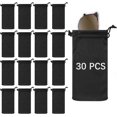 Drawstrigns 30Pack Microfiber Glasses Pouch, Soft Sunglasses Bag Pouches Bulk with ...