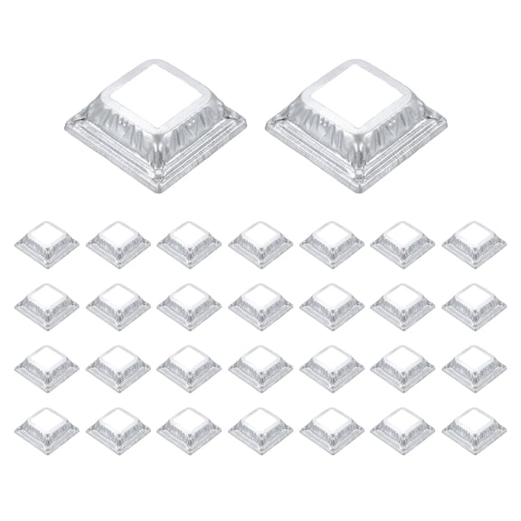 30Pack Post Base Cover, 2.5x2.5 Metal One-Piece Post Skirt Porch Column Wrap(1.25x1.25)