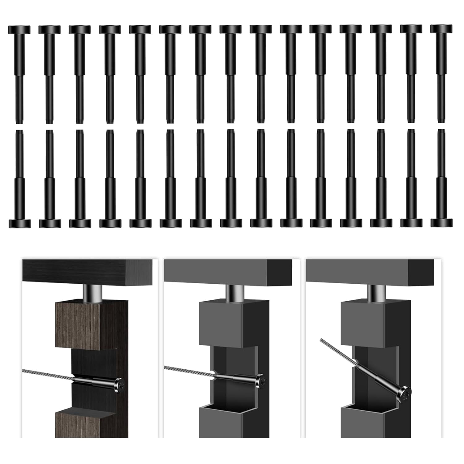 Hidden Railing 30Pack Swage 1/10