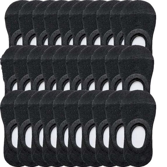 30Pairs No Show Socks Cotton Liner Low Cut Sock for Men Women Thin 30 Pack Solid Color White Summer travel