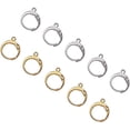 thumbnail image 1 of 30Pairs Stainless Steel Leverback Earring Hoop Earring with Loop Leverback Earwire Findings Earring Hooks, 1 of 6