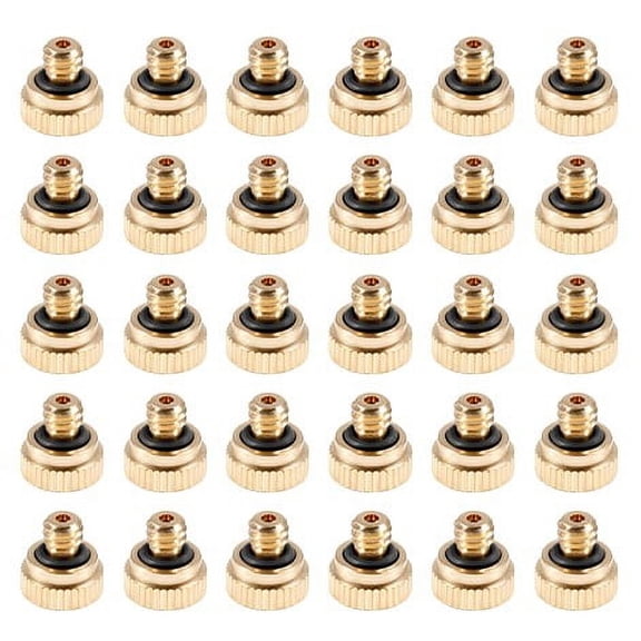 30Pc Brass Low Pressure Atomization Nozzle 0.5Mm Delicate Atomizing Spray Head