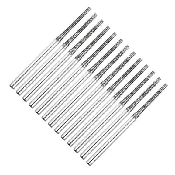 30Pcs 1.2Mm Diamond Core Drill Bit Jade Drilling Shank Diameter 3/32"