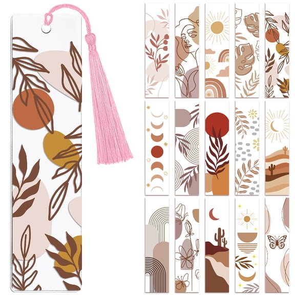 30Pcs 15 Styles Plastic Heat Transfer Film Stickers for UV Sublimation Cup Mixed Shapes 120x30mm 2pcs/style