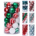thumbnail image 1 of 30Pcs 2.4" Christmas Balls Ornaments for Xmas Christmas Tree - Shatterproof Christmas Tree Decorations Hanging Ball for Holiday Wedding Party Decoration, 1 of 8