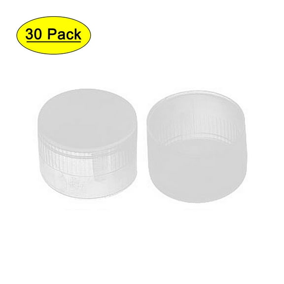 30Pcs 22mm Inner Dia PE Plastic End Cap Bolt Thread Protector Tube Cover