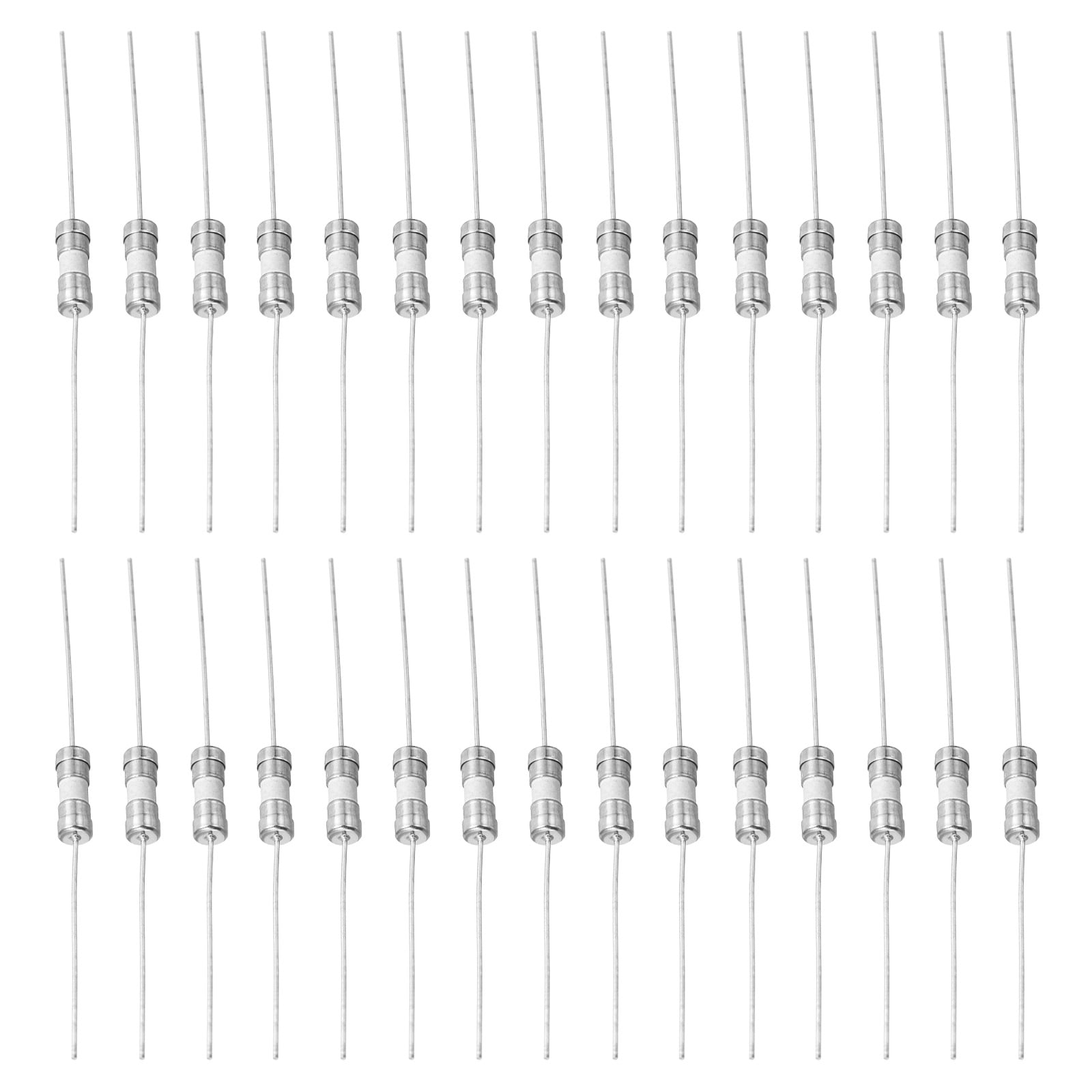 30Pcs 3.6 x 10mm Ceramic Fuse Lead Wire 250V Slow Blow Ceramic Fuses ...