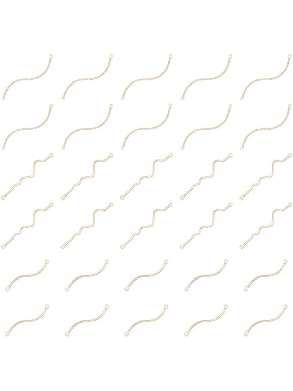 30Pcs 3 Styles Ear Threads Threader Earrings Brass Earring Thread for DIY Women 14K Gold Plated Chain Threaded Earrings for DIY DIY Jewelry Making Christmas Jewelry Gift