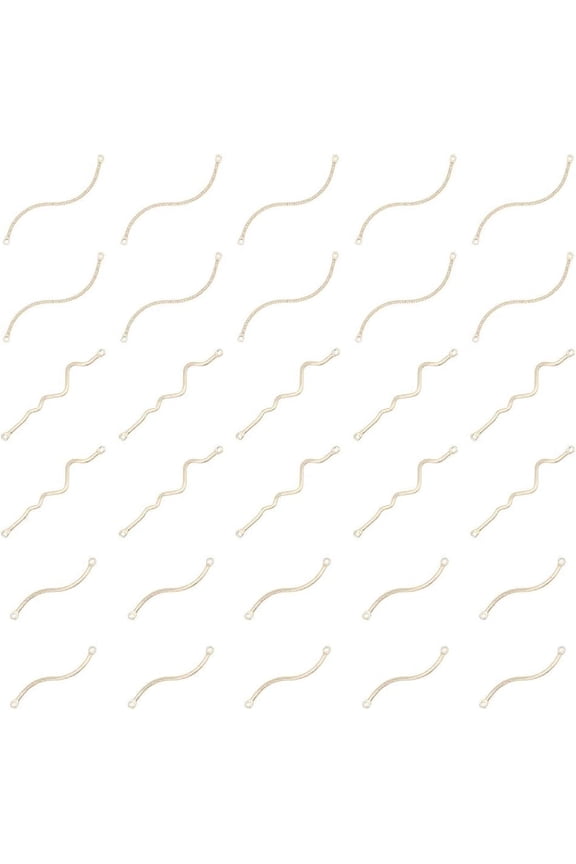 30Pcs 3 Styles Ear Threads Threader Earrings Brass Earring Thread for Women 14K Gold Plated Chain Threaded Earrings for DIY Jewelry Making Christmas Jewelry Gift for diy