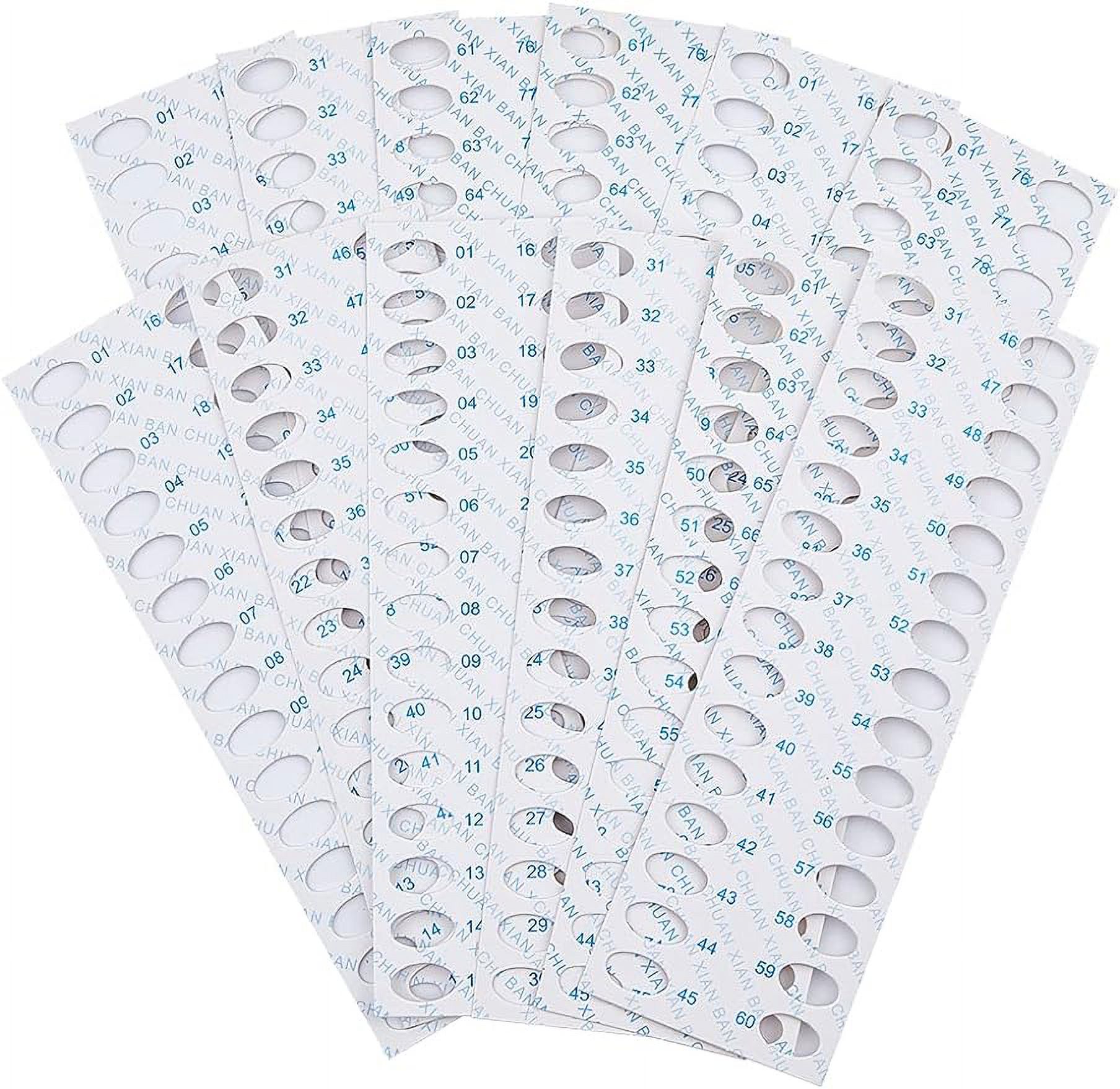 30Pcs 30Positions Embroidery Thread Paper Organizer Cross Stitch Thread