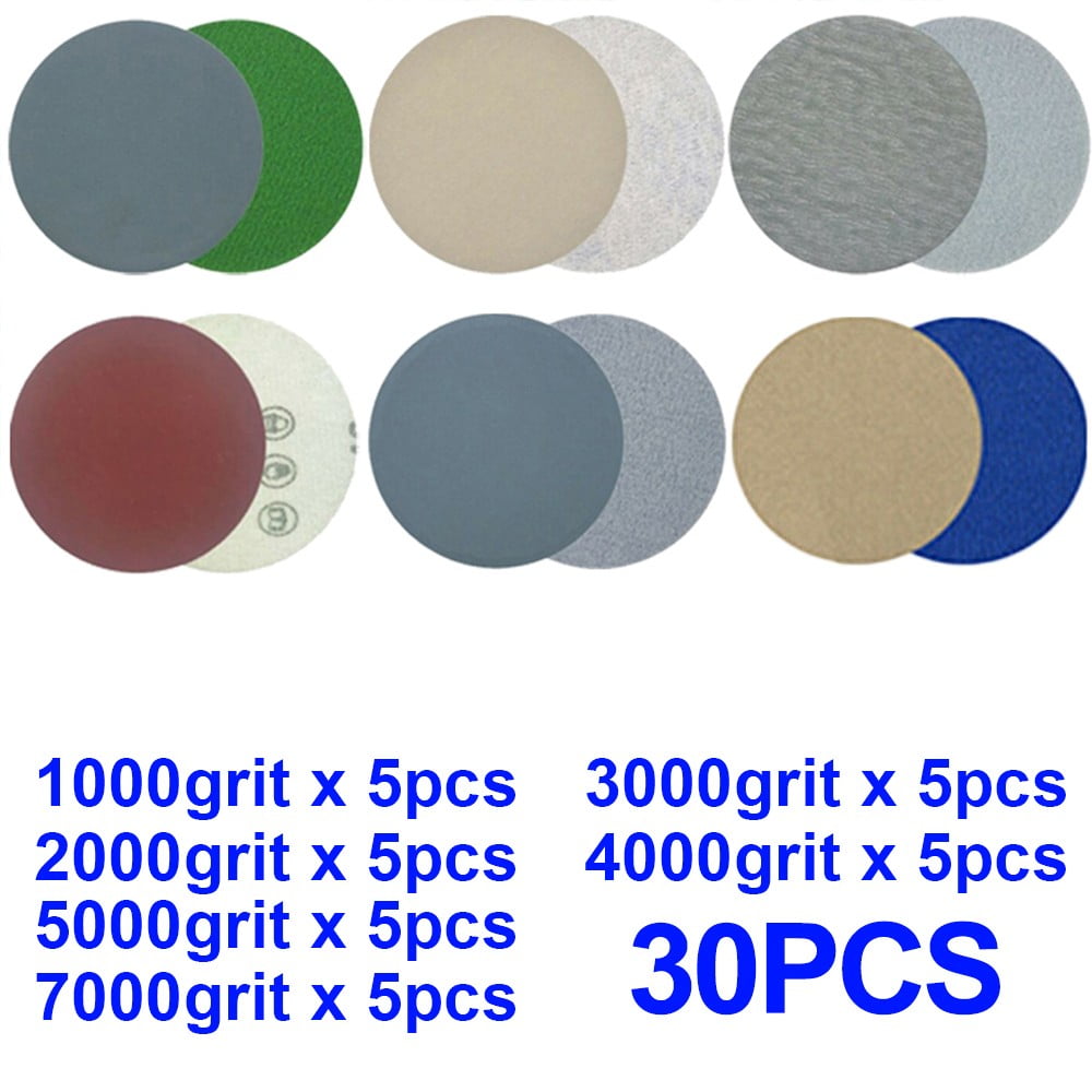 Hanifel Sanding Disc, Silicon Carbide, 3 in, 30 pcs