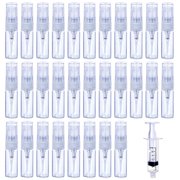 30Pcs 3ml 5ml 10ml Portable Mini Refillable Clear Glass Empty Sprayer Perfume Bottles Cosmetic Atomizers Spray Bottle Container for Travel Party Must Makeup Tool (30Pcs 3ml Glass Perfume Bottles)