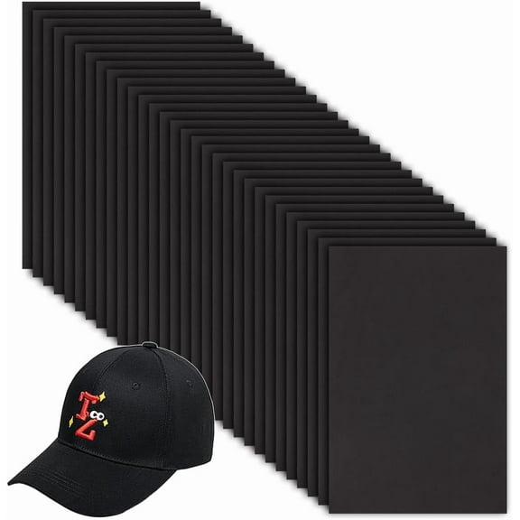 30Pcs 3mm Black Embroidery Foam 6x9 Inch EVA Foam Sheets Embroidery Craft Foam Rectangle Foam Sheet Cosplay Foam for DIY Hand Sewing Embroidery Machine Cosplay Costume DIY Projects