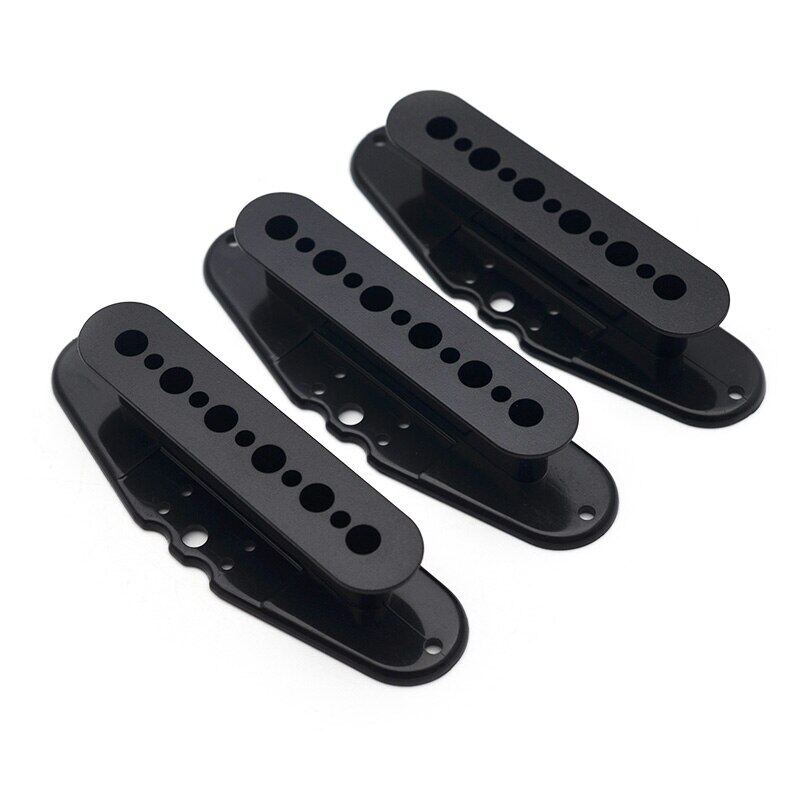 3PCS Stratocaster Pickup Covers – 48/50/52mm Plastic Single Coil Covers For Import Strat/Squier (Deep Blue)