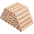 thumbnail image 1 of 30Pcs 4x0.9 Inch Hollow Wood Sticks Round Wooden Dowel Rod with 0.4 Inch Hole Unfinished Beech Wood Rods Natural Wood Round Rods for DIY Crafts Arts Projects, 1 of 9