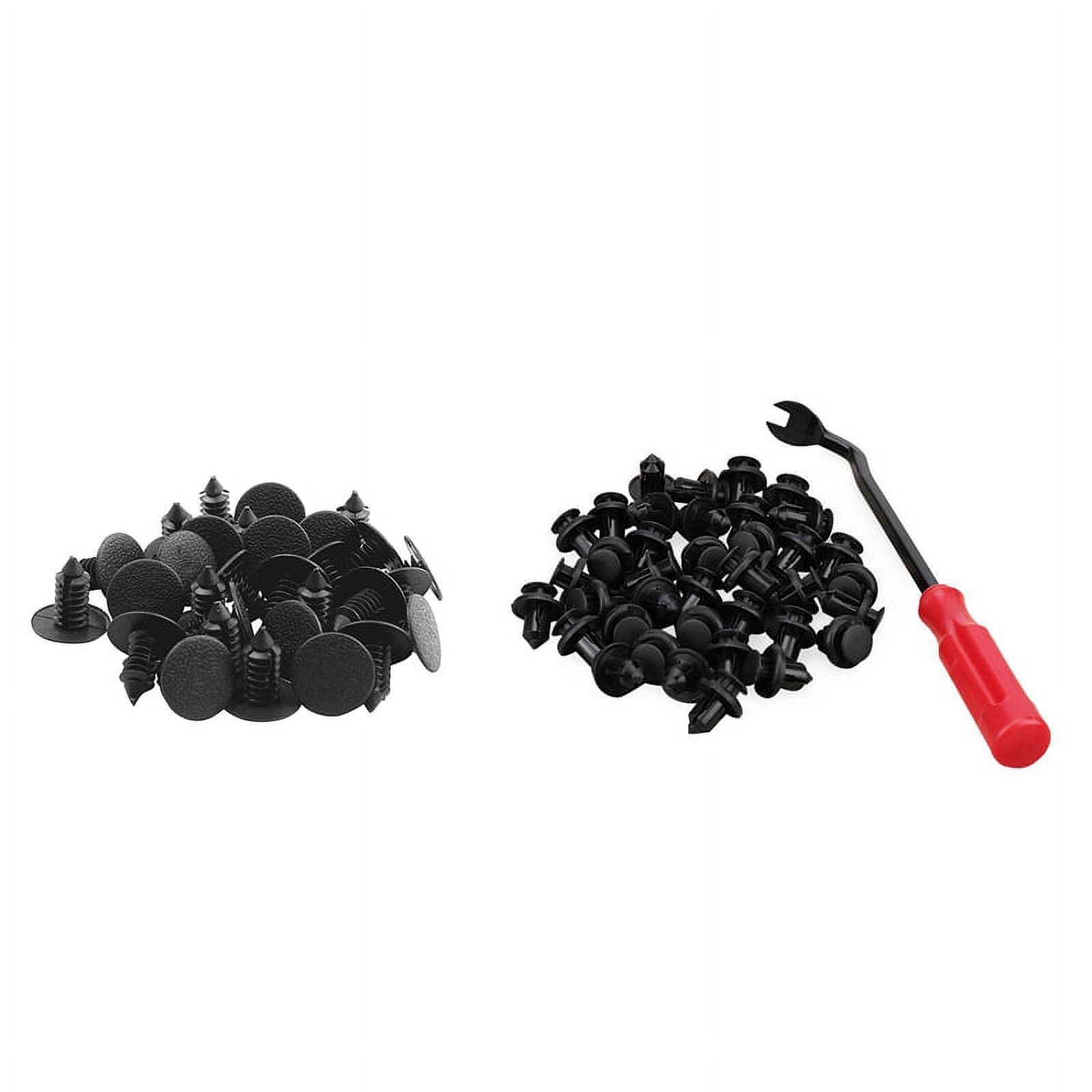 30Pcs 9mm x 8mm Hole Plastic Car Tree Clips Rivets Retainer & 40Pcs ...