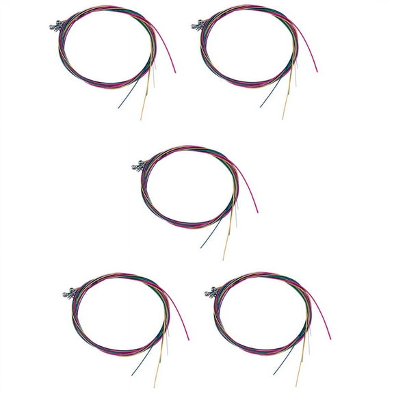30Pcs Acoustic Guitar String Replacement Steel String for Musical Instruments Electric Bass Guitar Accessory