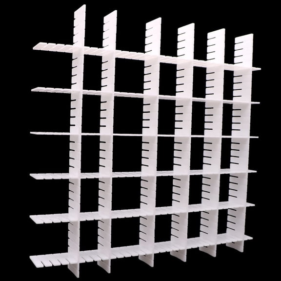 30Pcs Adjustable Drawer Organizer, White Plastic DIY Grid Drawer Dividers, 15.75x1.97x0.1in, for Socks, Underwear, Makeup, Cosmetic, Clothes$$Home Decor, Kitchen, & Other