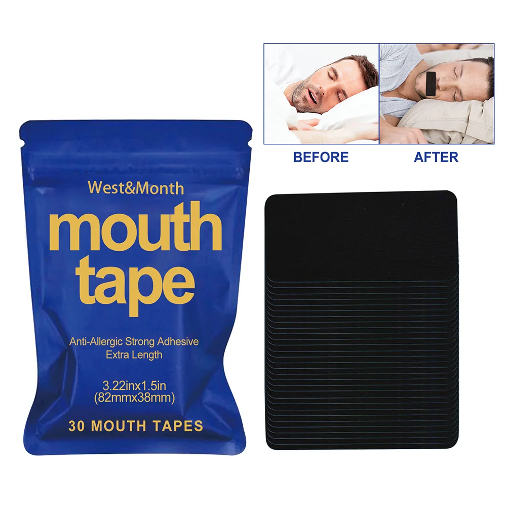 Nozibye mouth tape for sleeping 30 pack anti snoring premium sleep clearance