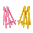 thumbnail image 1 of 30Pcs Art Painting Name Stand Display Holder Drawing Mini Plastic Easel for School Student Artist Supplies(Yellow), 1 of 8