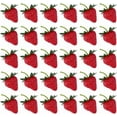 thumbnail image 1 of 30Pcs Artificial Strawberry Small Lifelike Fruit Decorative Plastic Simulation Red Strawberries Faux Ornament for Photography Prop Home Kitchen Table Decor Cabinet Party Craft DIY, 1 of 6