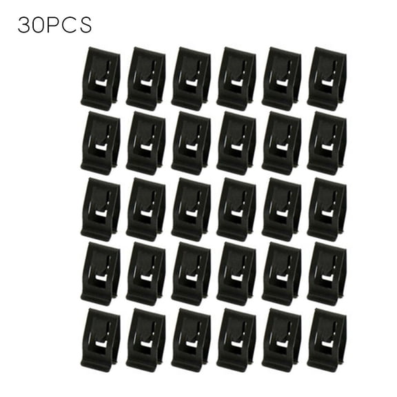 30Pcs Auto Car Front Console Dash Dashboard Trim Metal Retainer