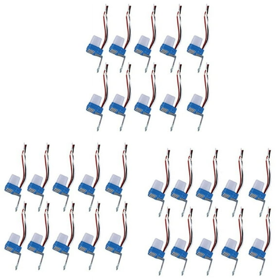30Pcs Auto on Photocell Street Light Photoswitch Sensor Switch 12V 10A