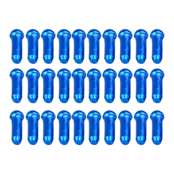 30Pcs Bike Cable End Caps Brake Cable End Caps for Cycling Road Bike Blue