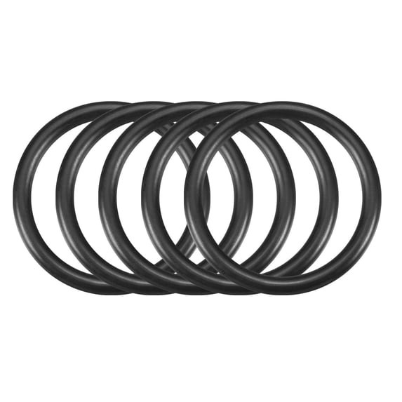 30Pcs Black Round Nitrile Butadiene Rubber NBR O-Ring 35mm OD 3.5mm Width