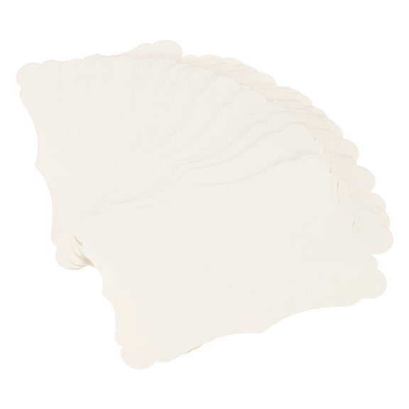 30Pcs Blank Kraft Cards Cardstock, 4x6 Inch Thick Colored Cardstock Paper White Index Cards for DIY Gift Greeting Cards Menus Wedding Invitations