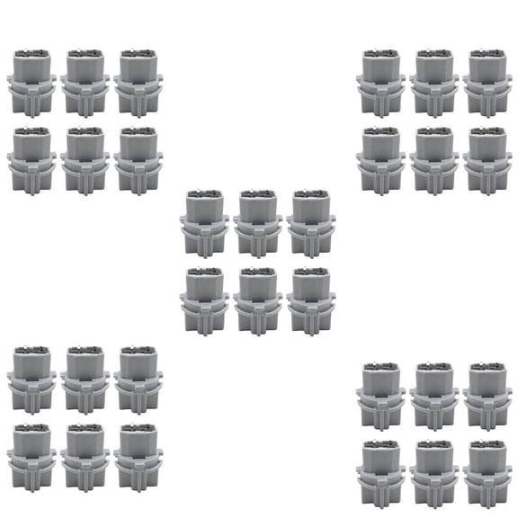 30Pcs Car T20 Socket Brake Tail Lamp Rear Light Socket Holder for Accord T20W 33515-S50-003