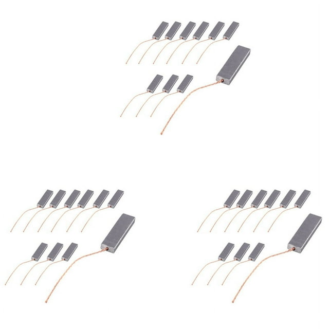 30Pcs Carbon Brushes Motor Carbon Brushes for Drum Type Washing Machine