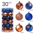 thumbnail image 1 of 30Pcs Christmas Balls Set, 2.36" Shatterproof Christmas Tree Balls Ornaments for Christmas Tree Red & White Tree Decoration Balls Christmas Baubles, 1 of 9