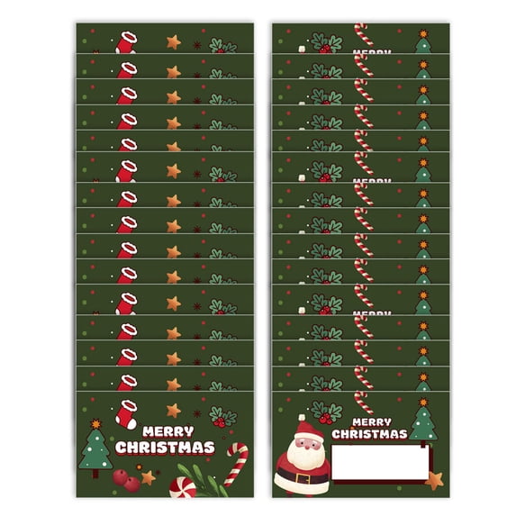 30Pcs Christmas Gift Cards Creative Scratch Tickets with Surprise ...