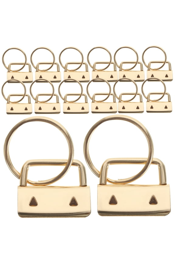 30Pcs Convenient Key Chain Making Supplies Key Fob Hardware Metal Keychain Hardware Part