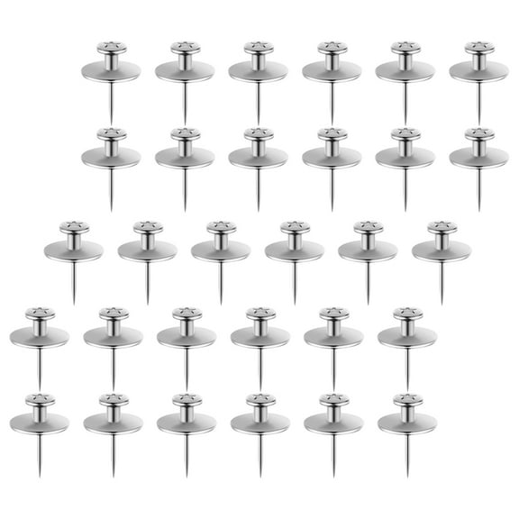 Raindrops Multi-Function Thumb Tacks Zinc Alloy Flat Top Thumb Tacks 30Pcs
