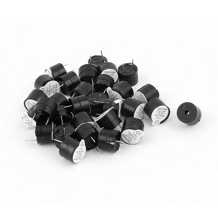 30Pcs DC 12V Electronic Electromagnetic Continuous Sound Buzzer 12x9.5mm